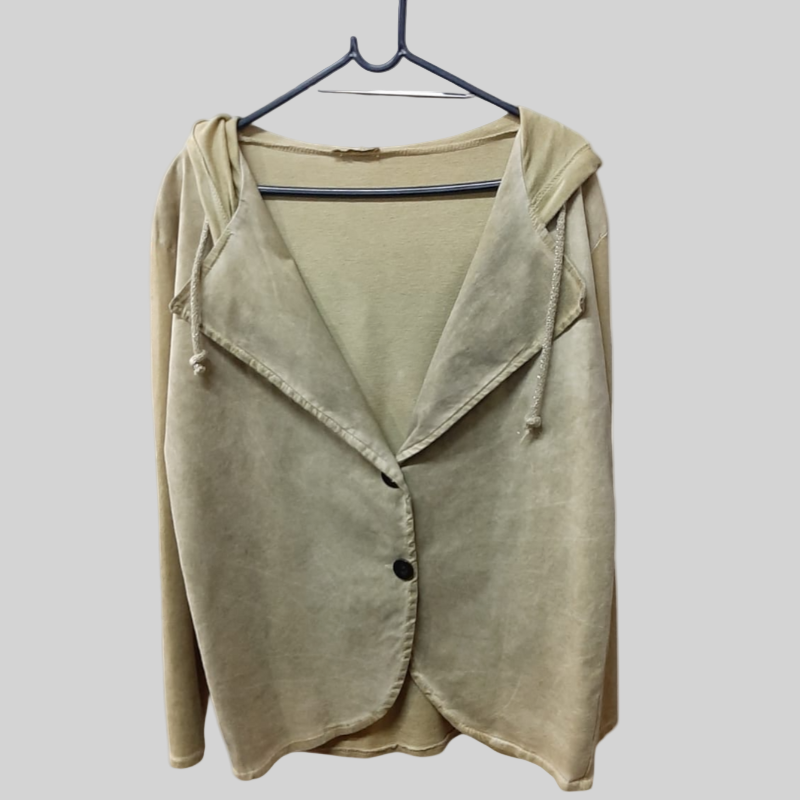 Hoody Button Jacket