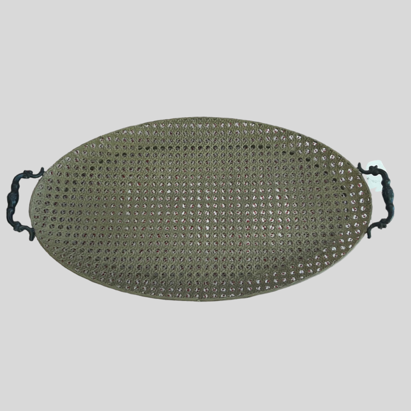 Oval Green Tray