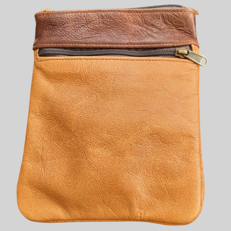 Leather Bag - Light and Brown