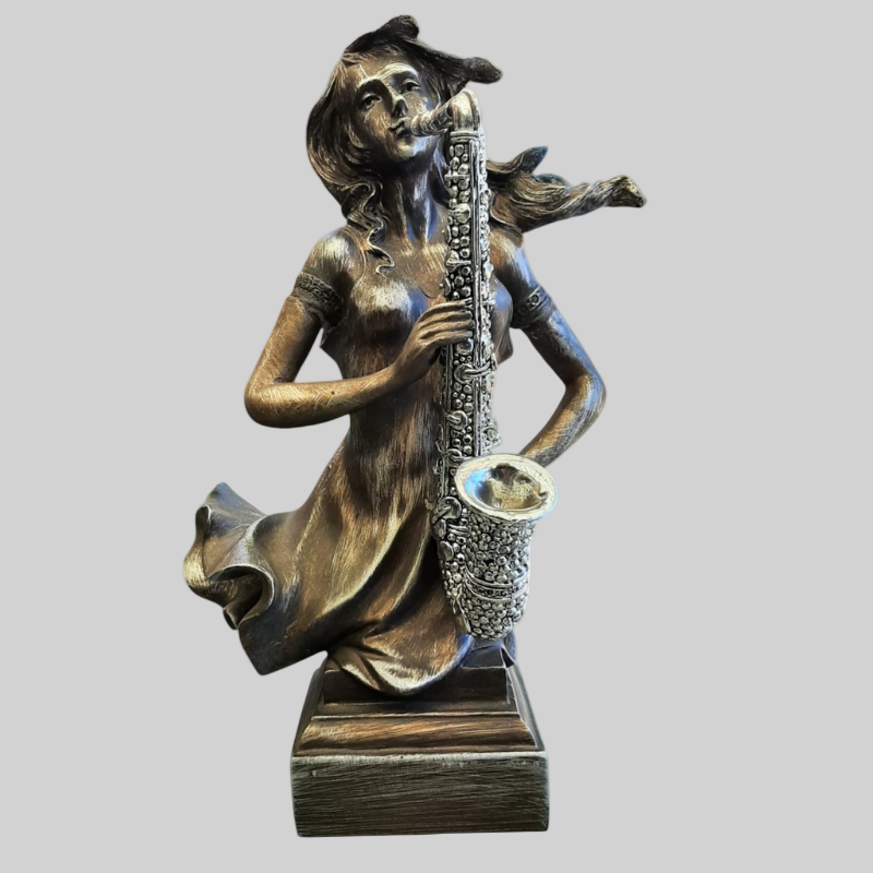 Lady With Saxophone