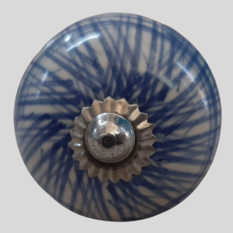 Knob - Blue Stripes