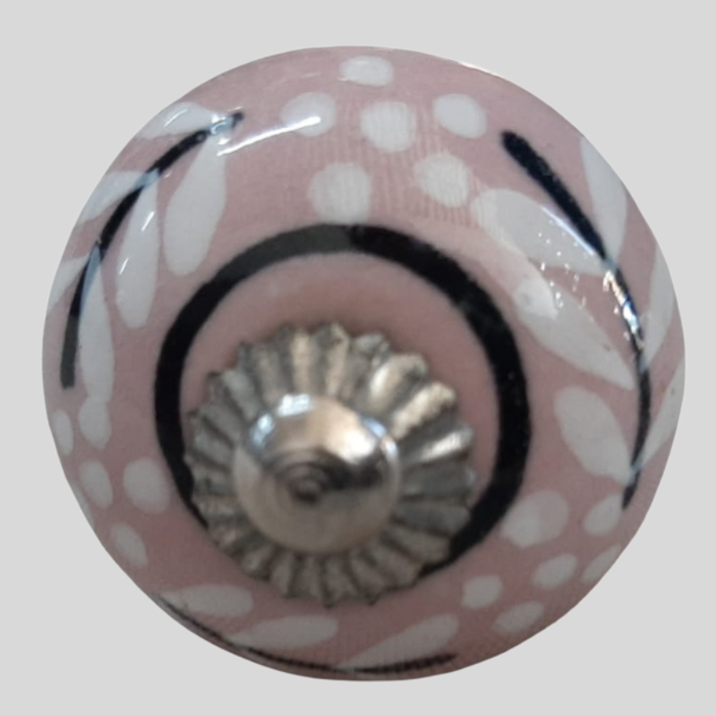 Knob - Pink and Nave