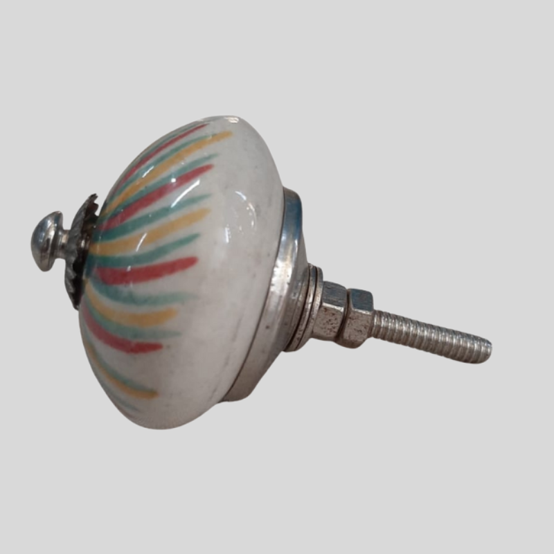 Ceramic Knob Rainbow Swirling