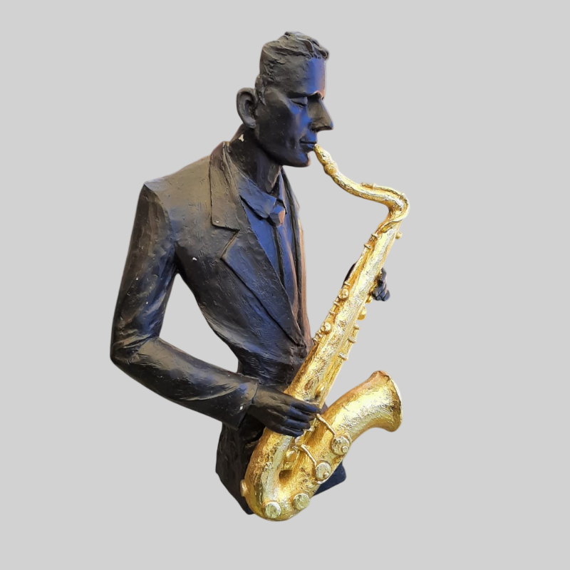 Musician with Saxophone