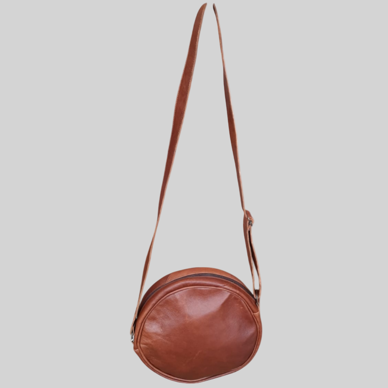 Leather Bag - Round