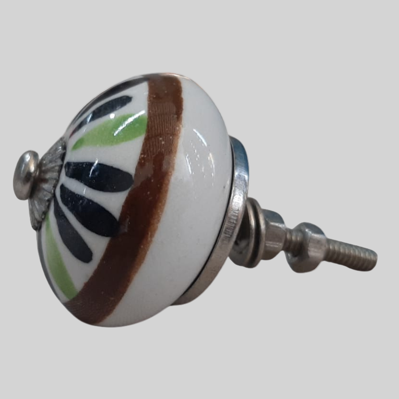 Knob - Green and Blue