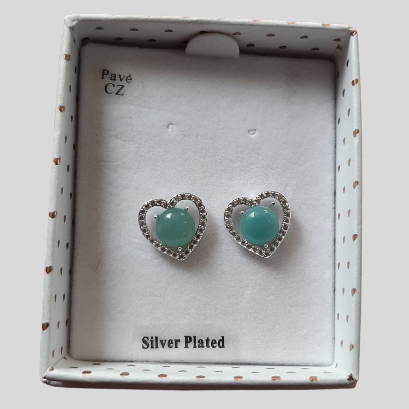 Earrings - Blue Stone