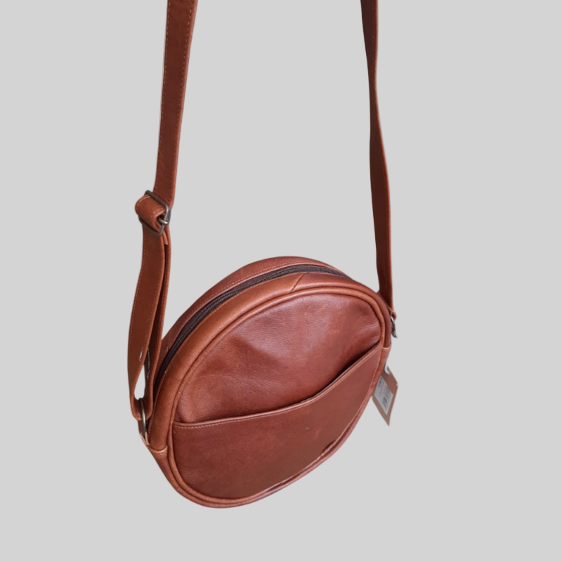 Leather Bag - Round
