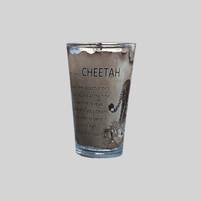 South African Animal Advise Scripted Glasses