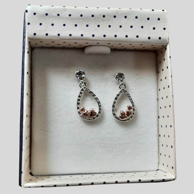 Earrings - Heart Drops