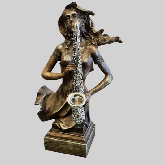 Lady With Saxophone