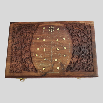 Wooden jewelry box