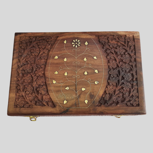 Wooden jewelry box