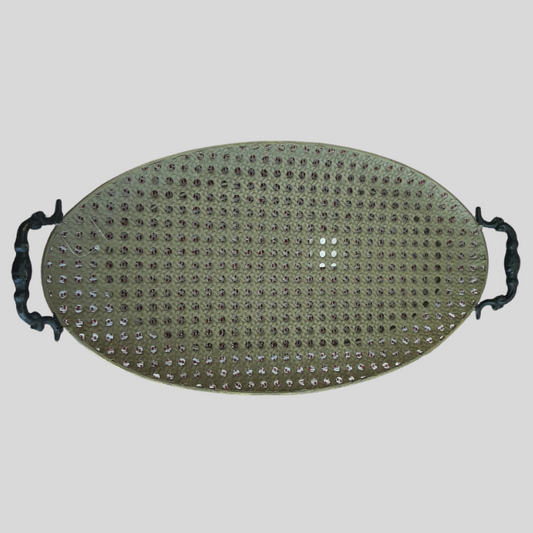 Oval Green Tray
