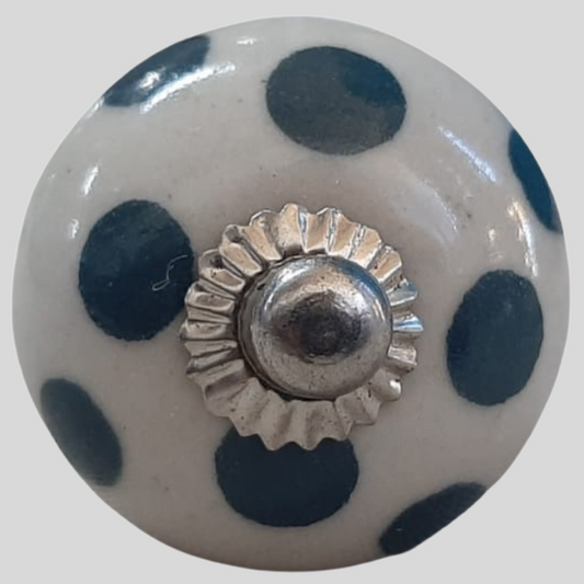 Knobs Dotted Light Blue