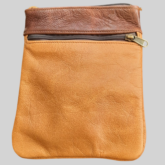 Leather Bag - Light and Brown