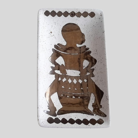 African Gold Printed Plates