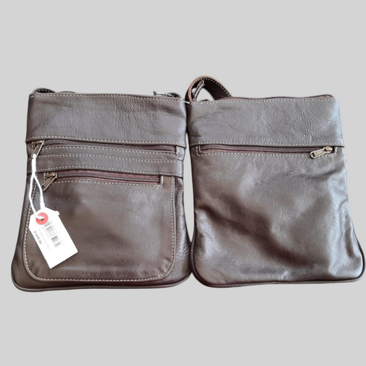 Leather Bag - Dark Brown
