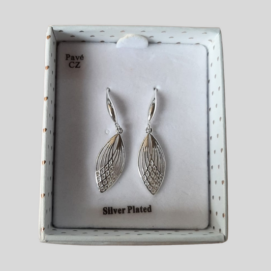 Earrings - Pavé Geometric