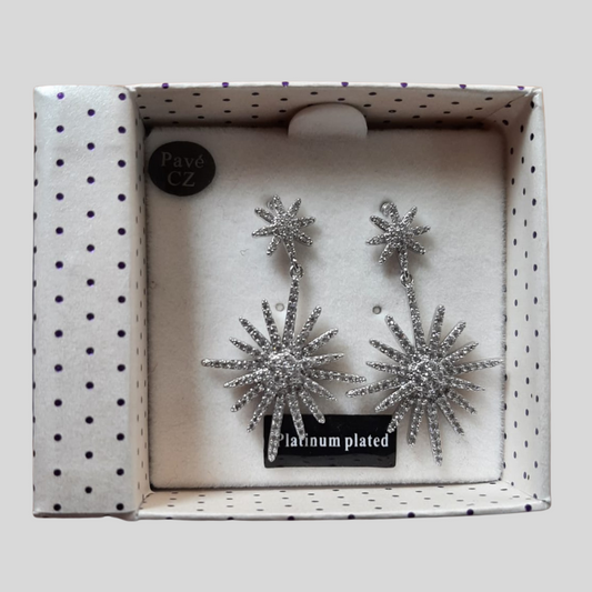 Earrings - Pavé Stars