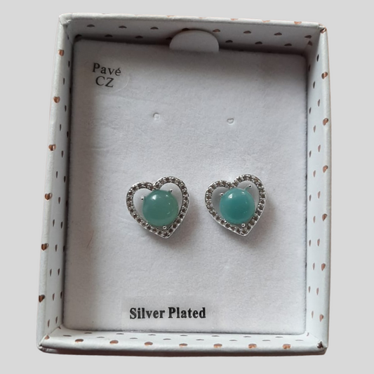Earrings - Blue Stone