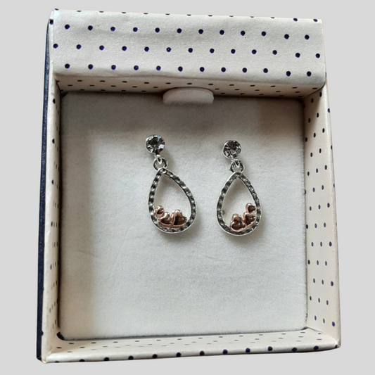 Earrings - Heart Drops