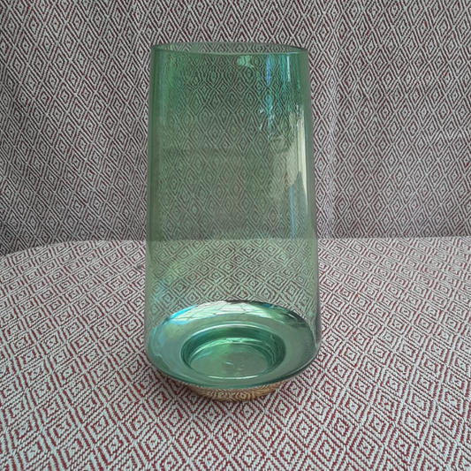 Vase Green & Gold
