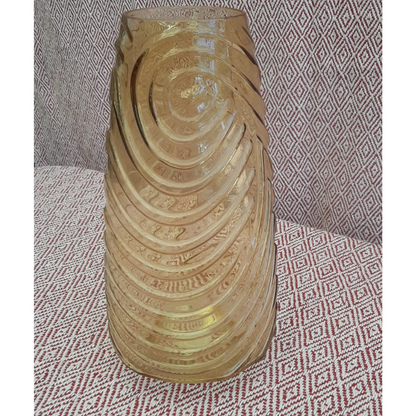 Vase Gold With Texture 32cm